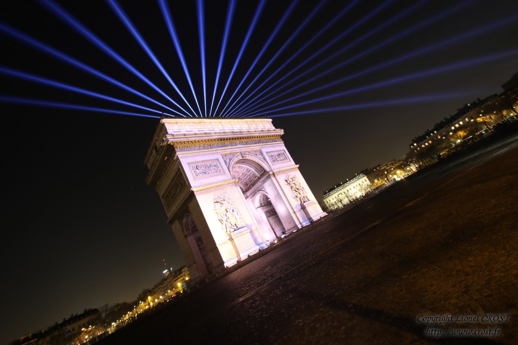 Arc de triomphe pour le 31-12-2014